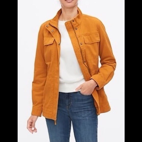 GAP Factory Jackets & Blazers - NWT - Gap Utility Gold Tone Jacket.